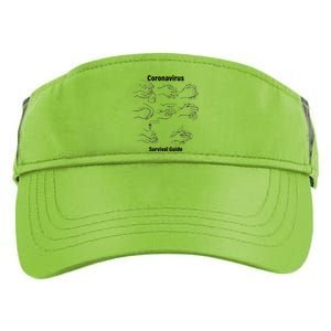 Coronavirus Survival Guide Adult Drive Performance Visor