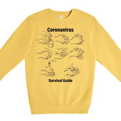 Coronavirus Survival Guide Premium Crewneck Sweatshirt