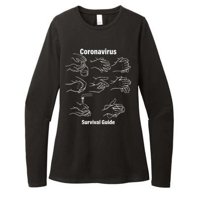 Coronavirus Survival Guide Womens CVC Long Sleeve Shirt