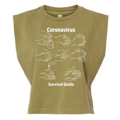 Coronavirus Survival Guide Garment-Dyed Women's Muscle Tee