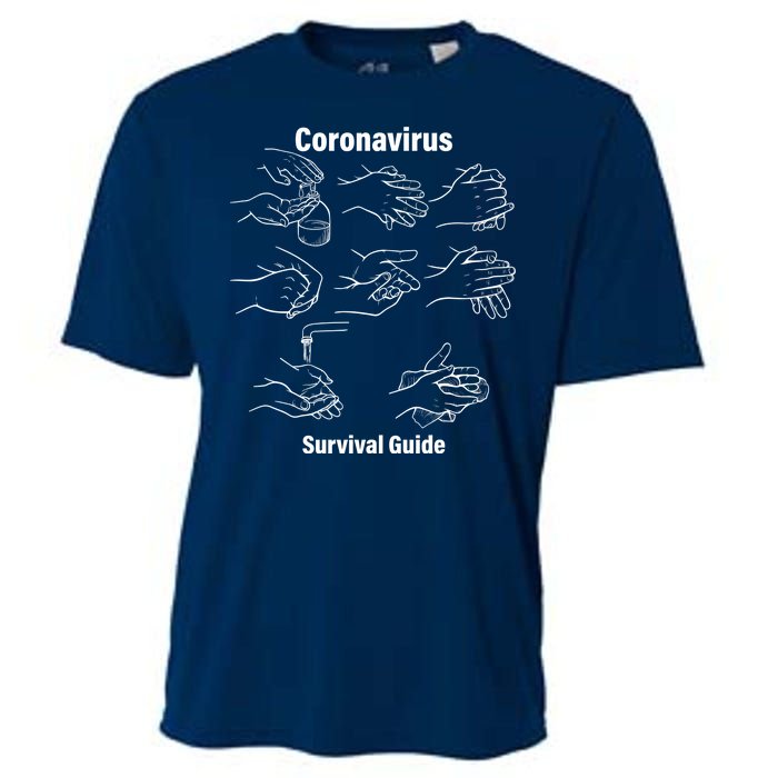 Coronavirus Survival Guide Cooling Performance Crew T-Shirt