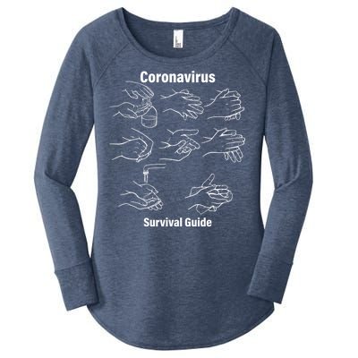 Coronavirus Survival Guide Women's Perfect Tri Tunic Long Sleeve Shirt