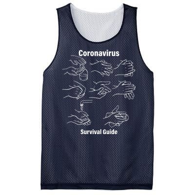 Coronavirus Survival Guide Mesh Reversible Basketball Jersey Tank