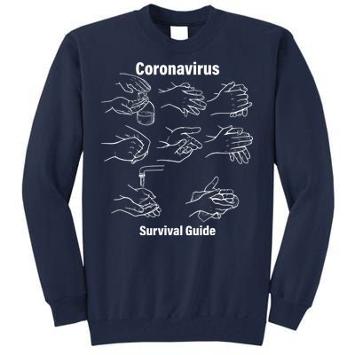 Coronavirus Survival Guide Tall Sweatshirt