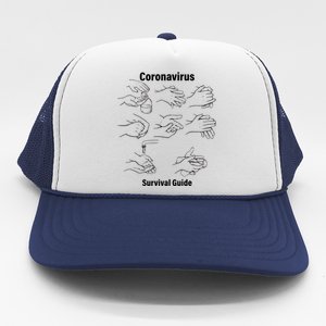 Coronavirus Survival Guide Trucker Hat