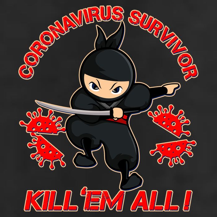 Coronavirus Survivor Ninja Kill Em' All Hat