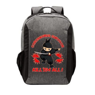 Coronavirus Survivor Ninja Kill Em' All Vector Backpack