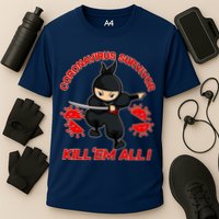 Coronavirus Survivor Ninja Kill Em' All Performance Shirt