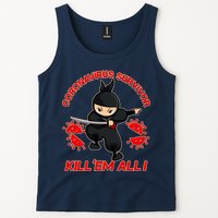 Coronavirus Survivor Ninja Kill Em' All Tank Top