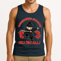Coronavirus Survivor Ninja Kill Em' All Tank Top