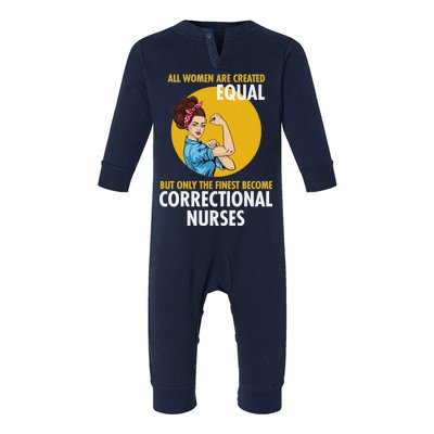 Correctional Nurse Infant Fleece One Piece