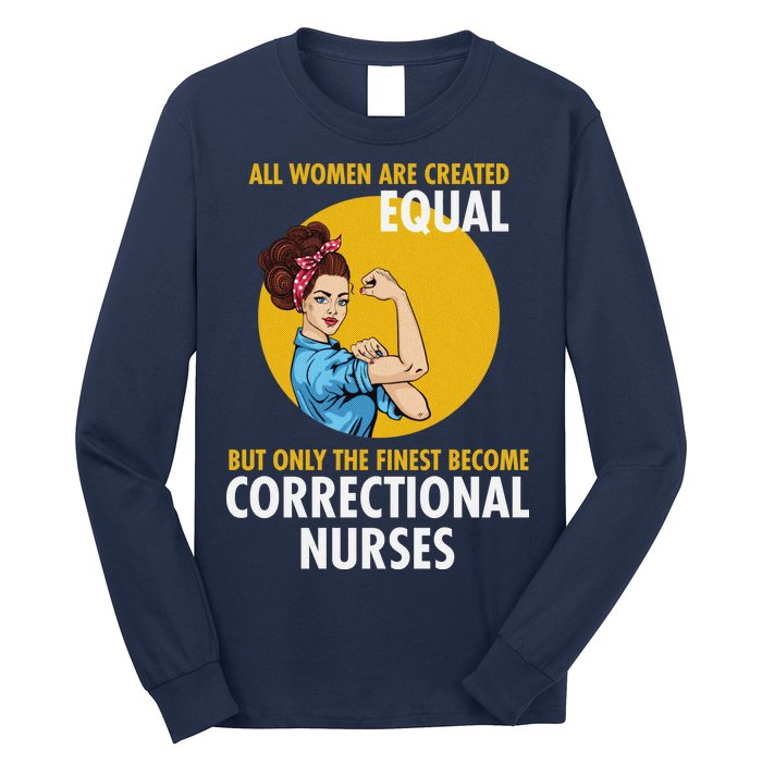 Correctional Nurse Long Sleeve Shirt