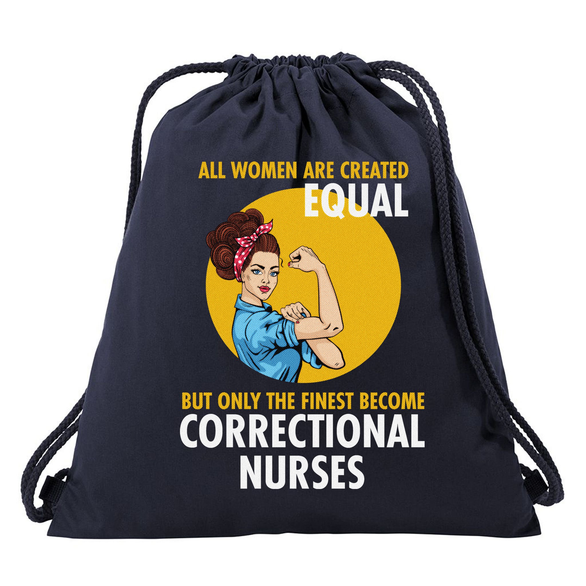 Correctional Nurse Drawstring Bag