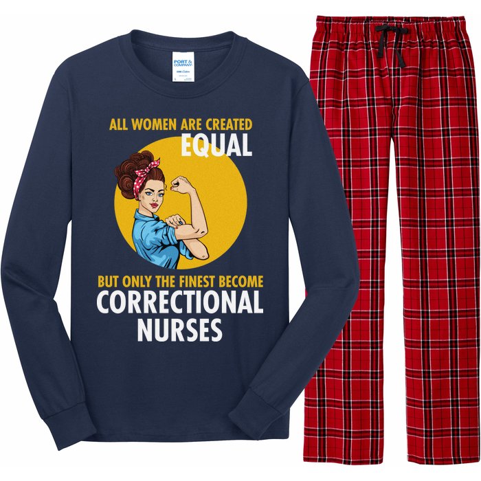 Correctional Nurse Long Sleeve Pajama Set