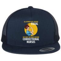 Correctional Nurse Flat Bill Trucker Hat