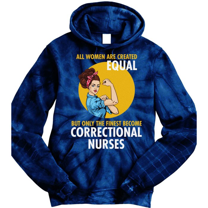 Correctional Nurse Tie Dye Hoodie