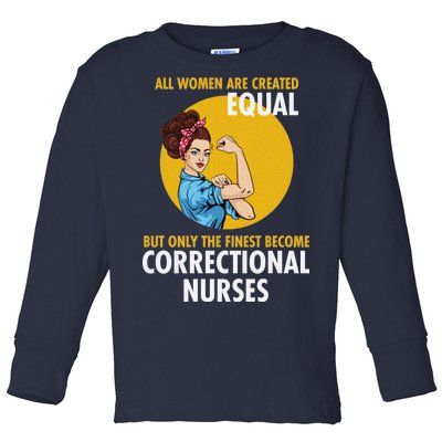 Correctional Nurse Toddler Long Sleeve Shirt