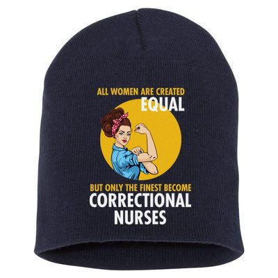 Correctional Nurse Short Acrylic Beanie