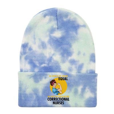 Correctional Nurse Tie Dye 12in Knit Beanie