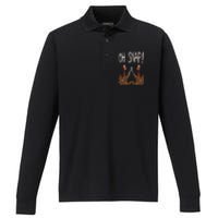 Cool Oh Snap Funny Turkey With Wishbone Thanksgiving Performance Long Sleeve Polo