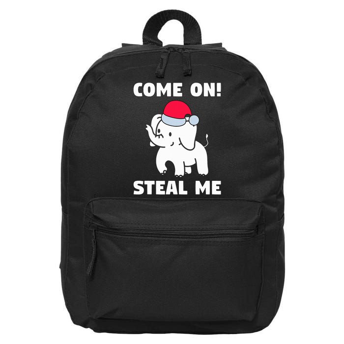 Come on! Steal me  White elephant gift in Office Party  16 in Basic Backpack