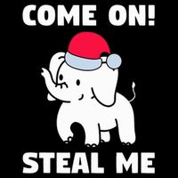 Come on! Steal me  White elephant gift in Office Party  16 in Basic Backpack