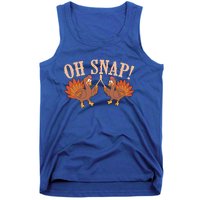 Cool Oh Snap! Funny Turkey With Wishbone Thanksgiving Gift Meaningful Gift Tank Top