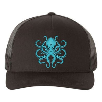 Cool Octopus Stuff Men Women Kraken Kids Octopus Yupoong Adult 5-Panel Trucker Hat