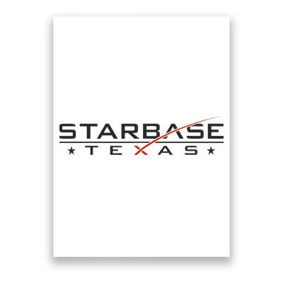City Of Starbase Cameron County Texas Boca Chica Starship Poster