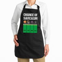 chance of sarcasm weather funny weather Apron