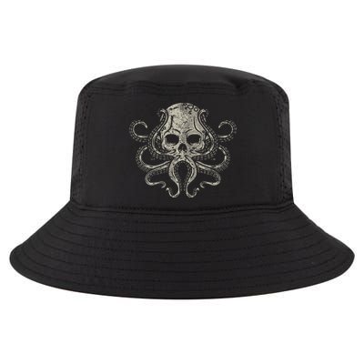 Creepy Octopus Skull Sea Monster Kraken Scuba Diver Goth Cool Comfort Performance Bucket Hat