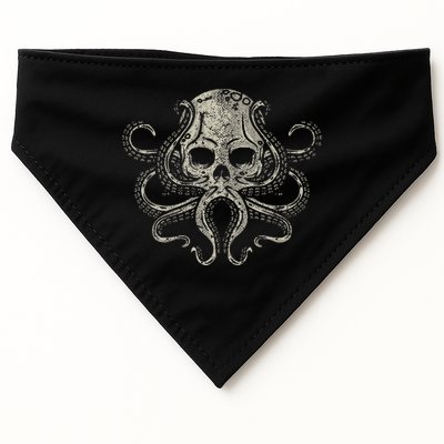 Creepy Octopus Skull Sea Monster Kraken Scuba Diver Goth USA-Made Doggie Bandana