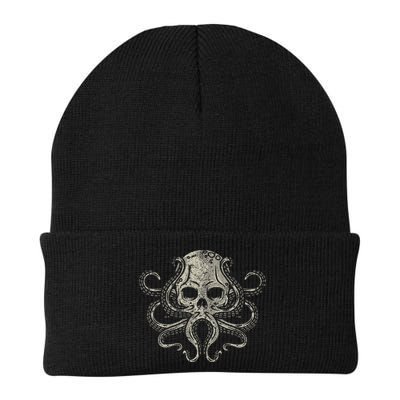 Creepy Octopus Skull Sea Monster Kraken Scuba Diver Goth Beanie