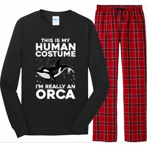 Cool Orca Sea Ocean Animal Orca Lover Long Sleeve Pajama Set