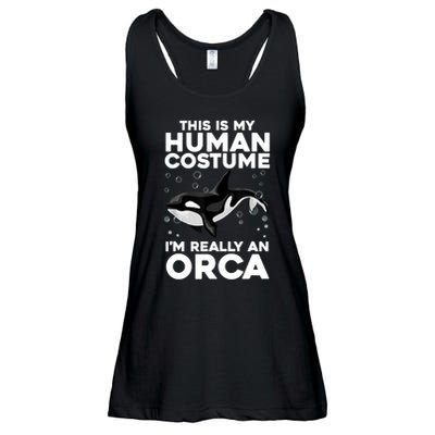 Cool Orca Sea Ocean Animal Orca Lover Ladies Essential Flowy Tank