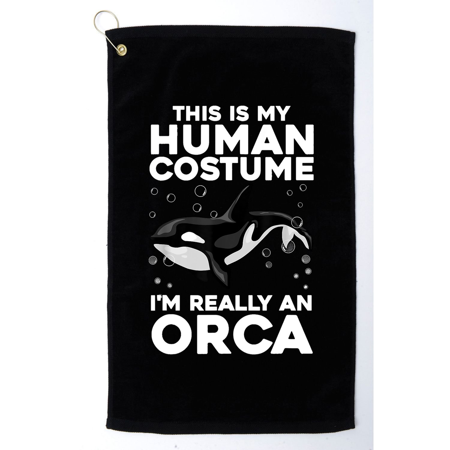 Cool Orca Sea Ocean Animal Orca Lover Golf Towel