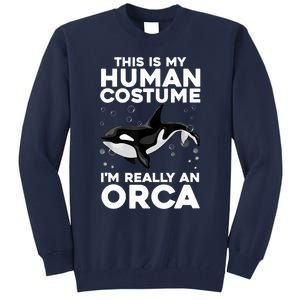 Cool Orca Sea Ocean Animal Orca Lover Tall Sweatshirt