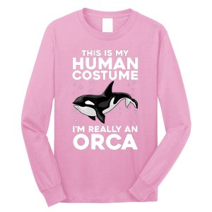 Cool Orca Sea Ocean Animal Orca Lover Long Sleeve Shirt