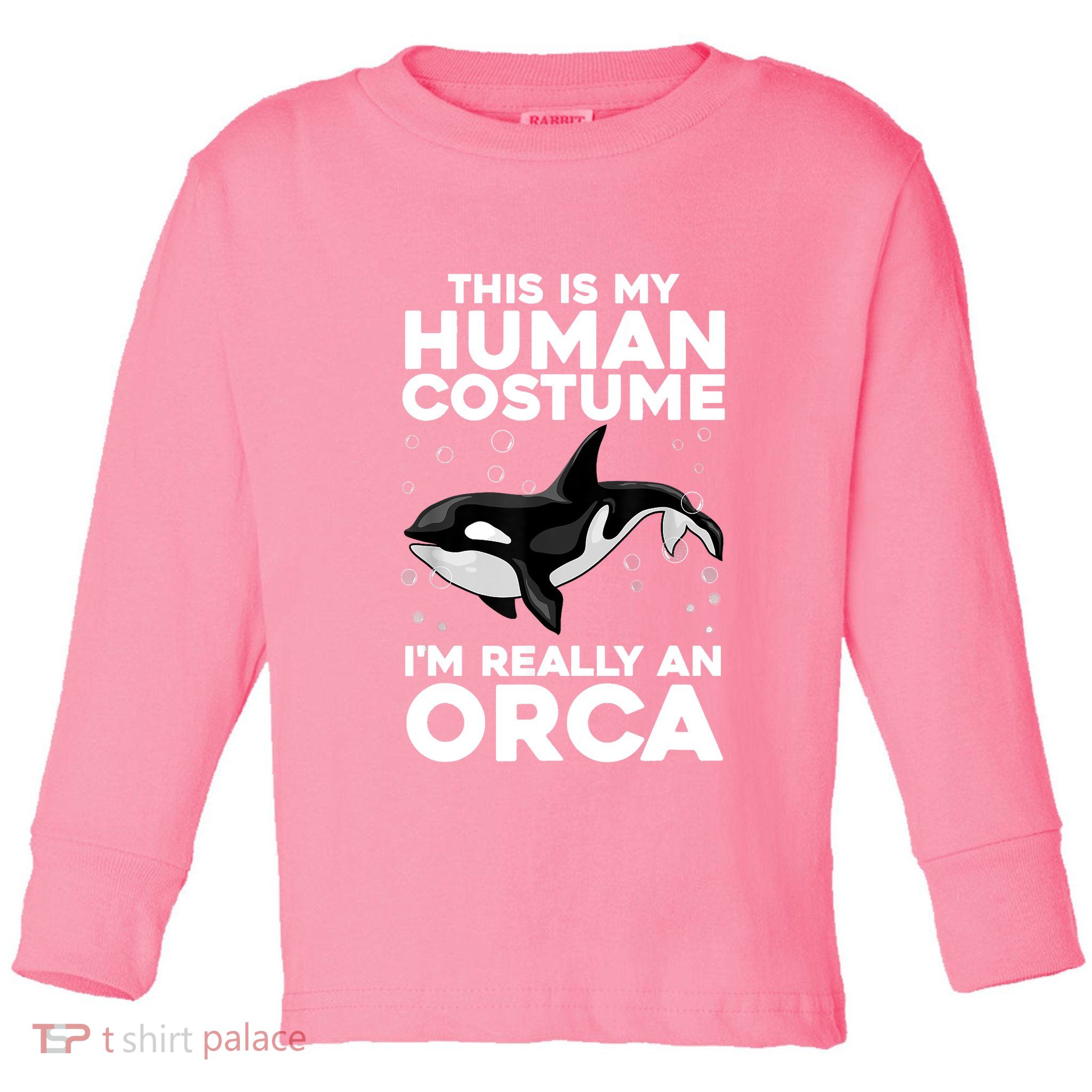 Cool Orca Sea Ocean Animal Orca Lover Toddler Long Sleeve Shirt