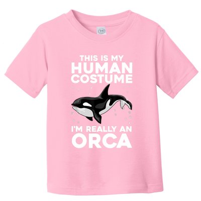 Cool Orca Sea Ocean Animal Orca Lover Toddler T-Shirt