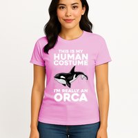 Cool Orca Sea Ocean Animal Orca Lover Womens T-Shirt