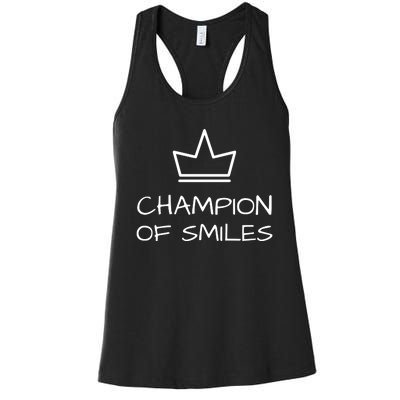 Champion Of Smiles Women's Racerback Tank