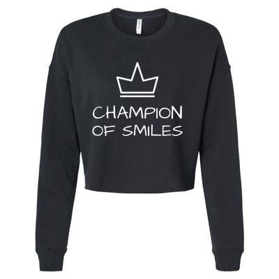 Champion Of Smiles Cropped Pullover Crew