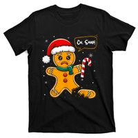 Christmas Oh Snap Gingerbread Man Cookie X Mas Pjs T-Shirt