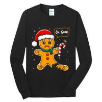 Christmas Oh Snap Gingerbread Man Cookie X Mas Pjs Tall Long Sleeve T-Shirt