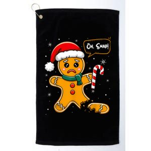 Christmas Oh Snap Gingerbread Man Cookie X Mas Pjs Platinum Collection Golf Towel