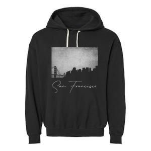 City Of San Francisco California Garment-Dyed Fleece Hoodie