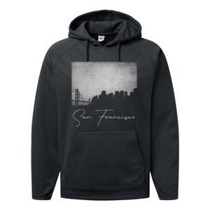 City Of San Francisco California Performance Fleece Hoodie