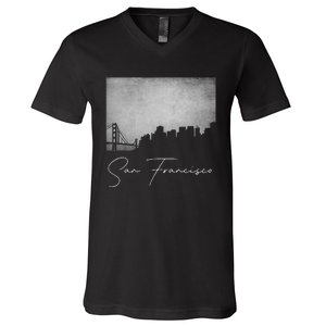 City Of San Francisco California V-Neck T-Shirt