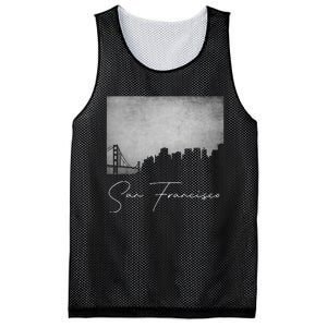 City Of San Francisco California Mesh Reversible Basketball Jersey Tank